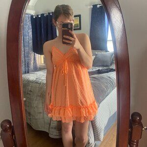 Lucy in the Sky Los Angeles - Peach Summer Dress